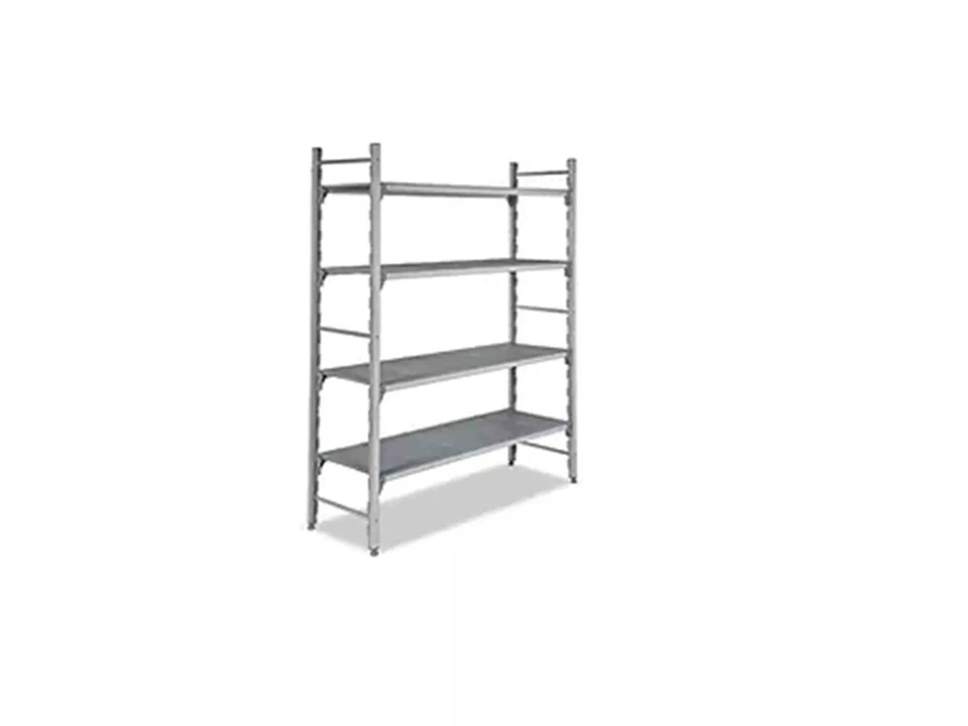 Stacking Rack 4 Tiers Flat Plastic Top