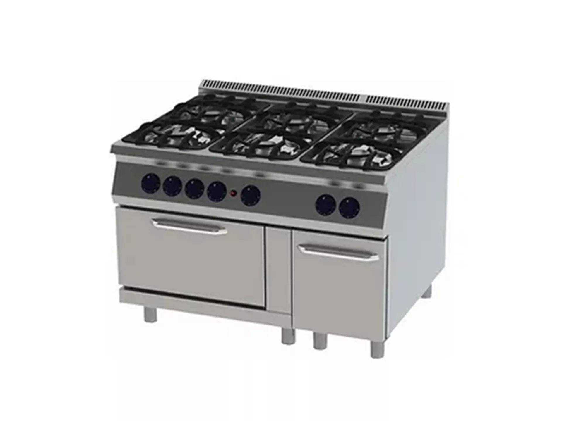 GAS 6-INK COOKER WITH OVEN - 900 Series