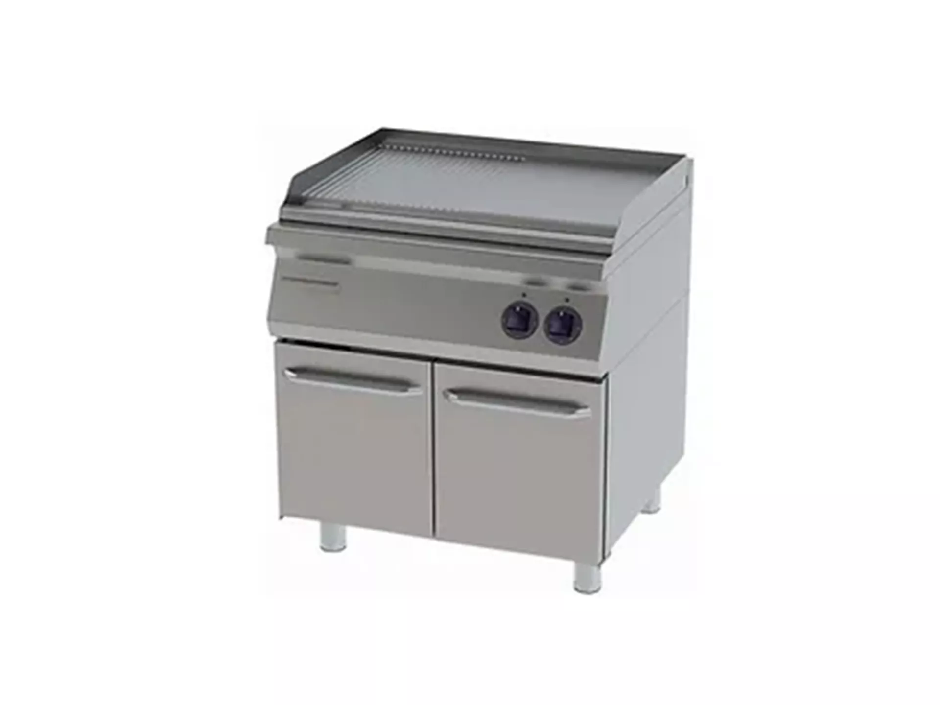 ELECTRIC SEMI-STRAIGHT GRILL DOUBLE WITH CABINET - 900 Series