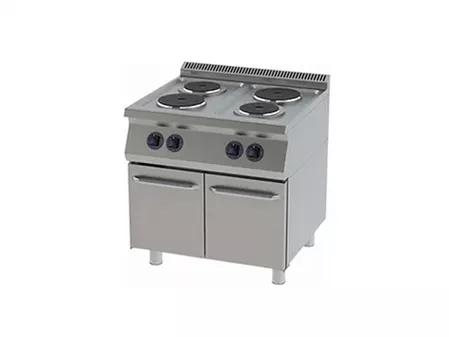 ELECTRIC 4-STOVE WITH CABINET - 700 Series