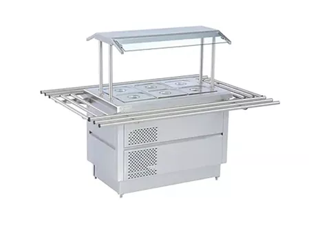 Medium Type Stainless Salad Bar