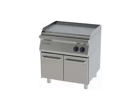 ELECTRIC CORRUGATED GRILL DOUBLE WITH CABINET - 900 Series