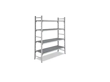 Stacking Rack 4 Tiers with Perforated Plastic Table