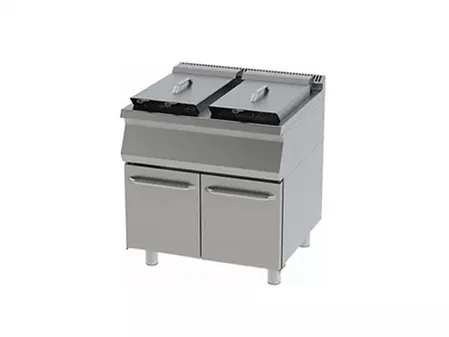 GAS FRYER DOUBLE WITH CABINET - 900 Series